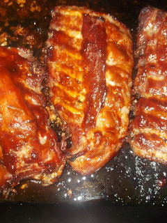 Foto principal de Costillas asadas con salsa barbacoa