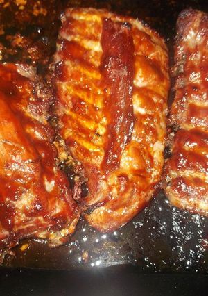 Foto principal de Costillas asadas con salsa barbacoa