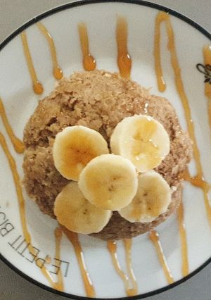 Une photo de Bowlcake végan pomme banane