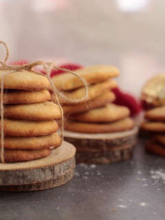 Una foto de Galletas danesas de mantequilla y almendra