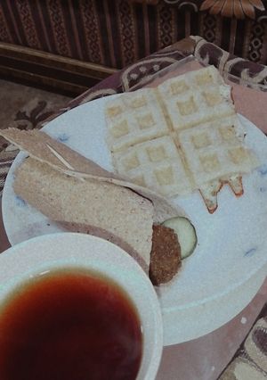 صورة لوصفة وافل بف الصحيه