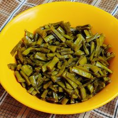 A picture of Cluster beans curry.