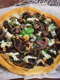 Une photo de ☆Tarte Croustillante Champignons/Mozzarella☆