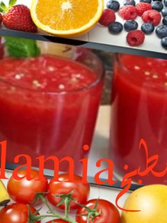 صورة لوصفة عصير الفراولة المنعش 🍓🍓🍓🍓