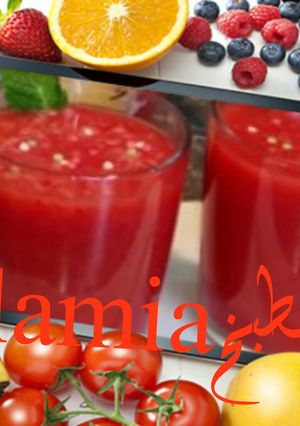 صورة لوصفة عصير الفراولة المنعش 🍓🍓🍓🍓