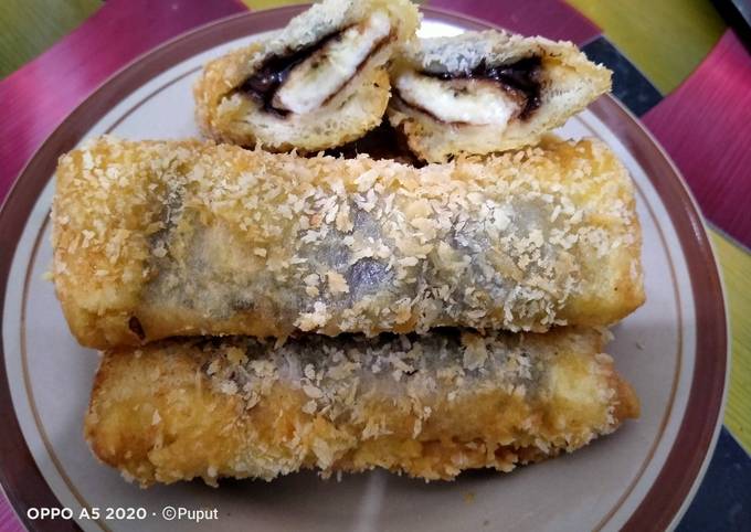 Resep RISCOK (Risoles coklat) roti tawar, Bisa Manjain Lidah