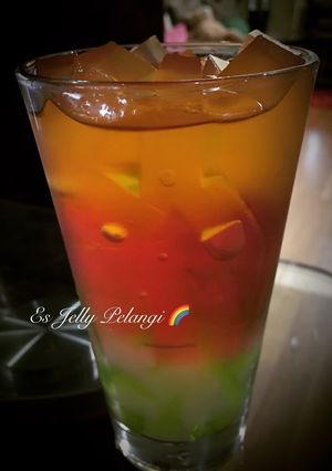 Foto resep Es Jelly Pelangi