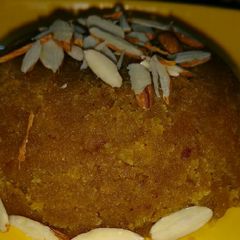 A picture of Chana dal halwa.