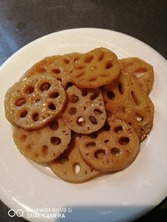 A picture of Braised Lotus Root.