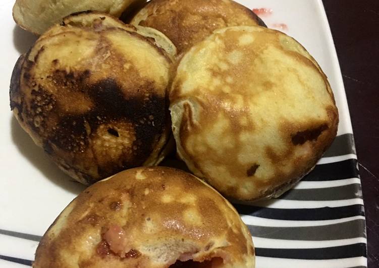 Step-by-Step Guide to Make Homemade Jam stuffed pancake🥠🍓