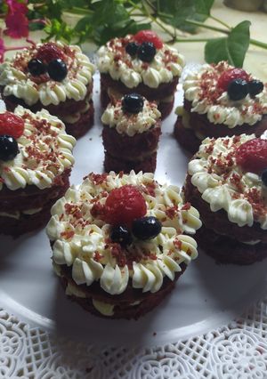 Una foto de Mini tortas Red Velvet