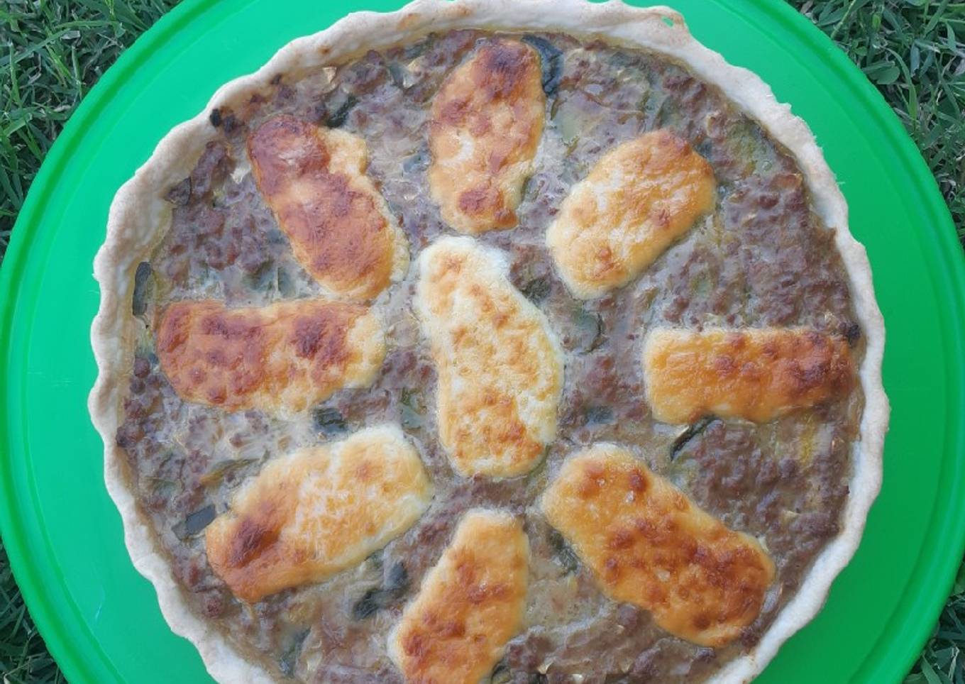 Tarta de Zapallito y carne picada