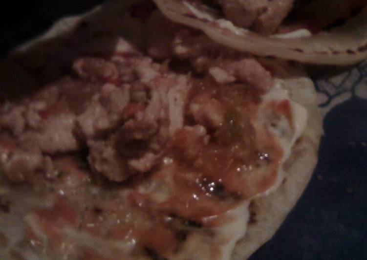 Fajitas exprés con tapitas de empanada