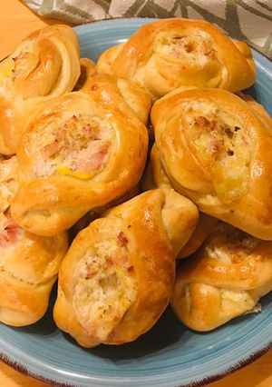 Φωτογραφία της συνταγής Μίνι Πεϊνιρλί 🥓🧀