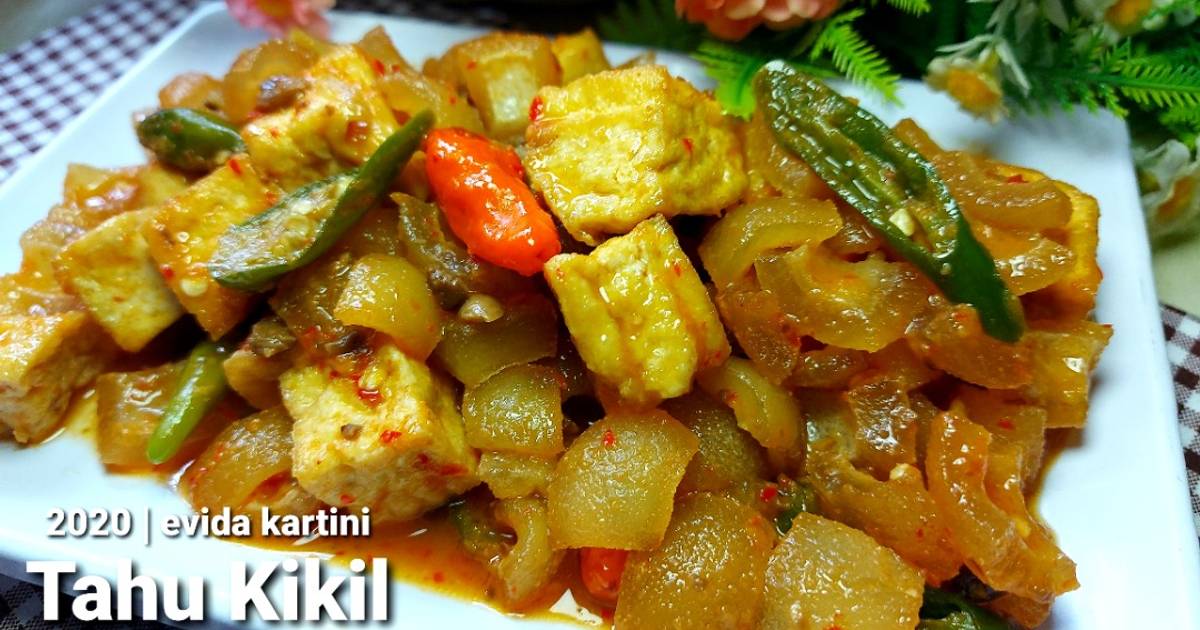 Resep Tahu Kikil Masak Tauco Oleh Evida Kartini Cookpad