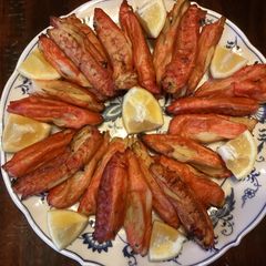 A picture of California Farm Surimi Snow Crab Leg Dinner.