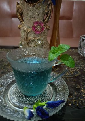 Foto resep Teh Telang Mint