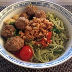 Bakso (meat balls) A picture of Bakso (meat balls).