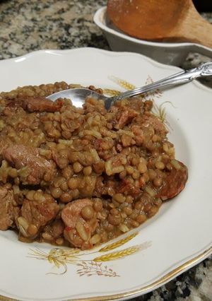 Una foto de Lentejas en guisito