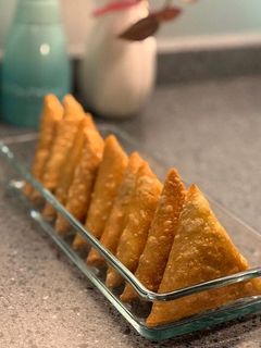 صورة لوصفة سمبوسة بيض بالجبن 💛