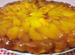 Una foto de Tarta Tatin de melocotones