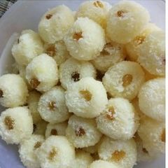 A picture of Dessicated Coconut Laddu.