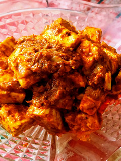 A picture of Ghee roasted cabbage paneer.