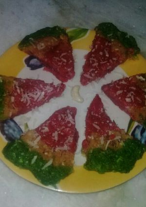 A picture of #Eiddessert #watermelon se watermelon barfi.