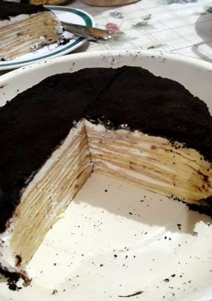 Foto resep Mille Crepes Oreo