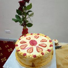 A picture of Strawberry short Cakec.