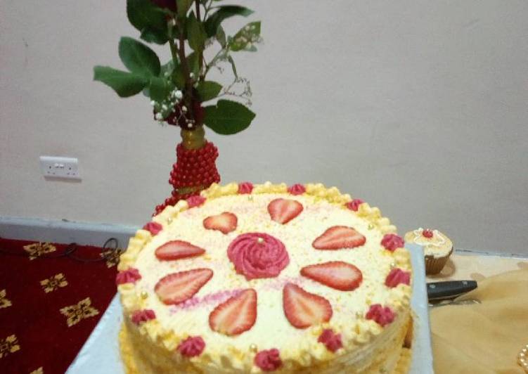 How to Prepare Perfect Strawberry short Cakec