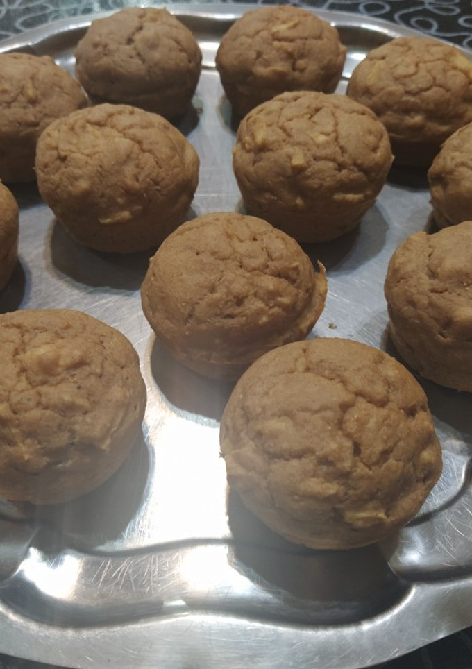 Una foto de Muffins de manzana y canela sin azúcar, light