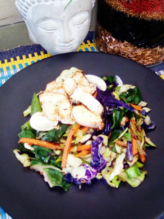 A picture of Braised Rainbow Chicken Salad.