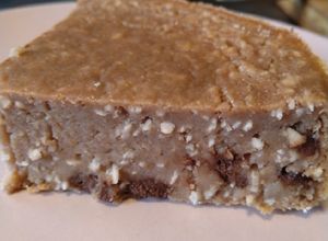 Une photo de Pudding chocolat noix de coco