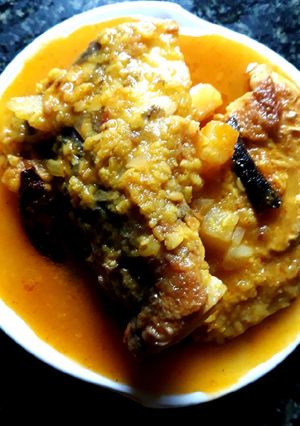 মাছের মাথা দিয়ে মুগের ডাল(macher mathe diye muger dal_recipe in bengali রেসিপির প্রধান ছবি