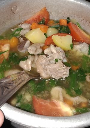 Foto resep Sup ayam,kentang&wortel