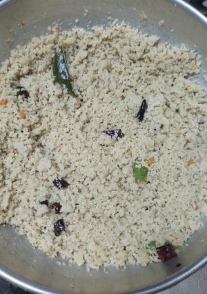 A picture of Kambu (Bajra) Upma.