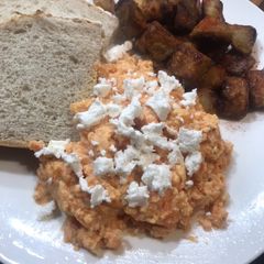 A picture of Greek Strapatsada Eggs.