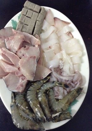 Hình của món Lẩu hải sản.