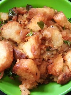 பிரேட் உப்மா (Bread upma recipe in Tamil) செய்முறை முக்கிய புகைப்படம்