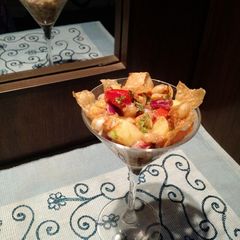 A picture of Chana chat.