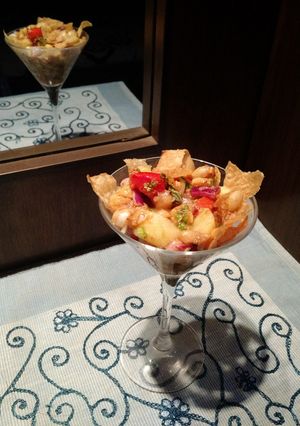 A picture of Chana chat.
