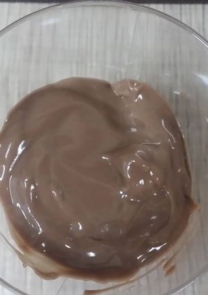 صورة لوصفة كاسترد الشوكولاتة