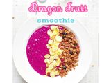 Buah naga smoothie (red dragon fruit)