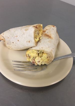 A picture of Breakfast Burritos.