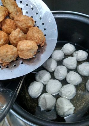 Foto resep Bakso ayam tanpa tepung keto debm