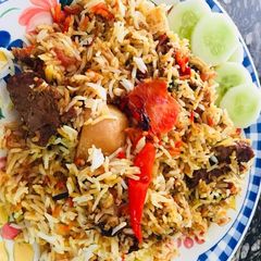 A picture of Mutton Biryani.