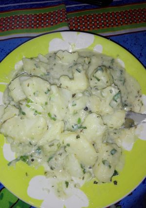 Una foto de Papas cremosas sin crema