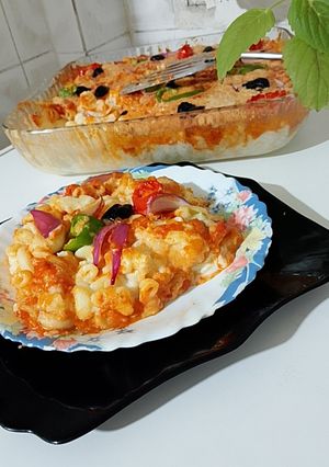 صورة لوصفة بيتزا باستا