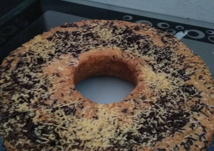 Bolu meses keju coklat campur ala saya